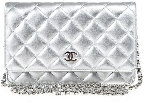 silver wallet on chain chanel|fashionphile chanel wallet on chain.